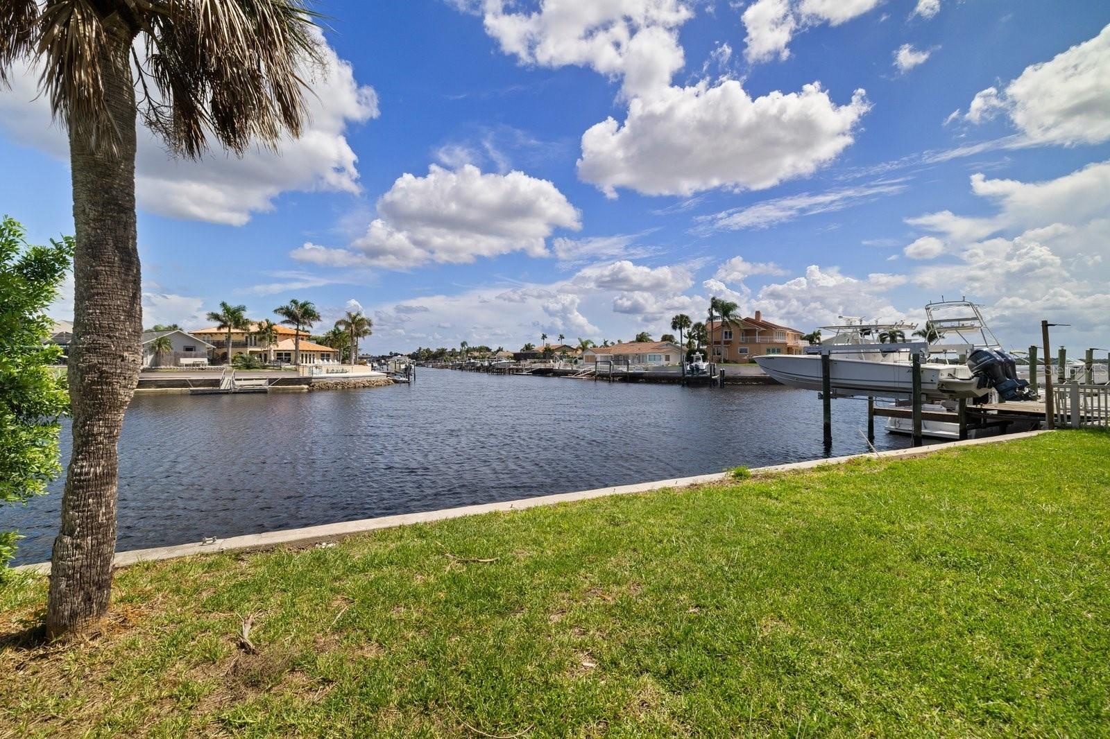 Seawall end of lot