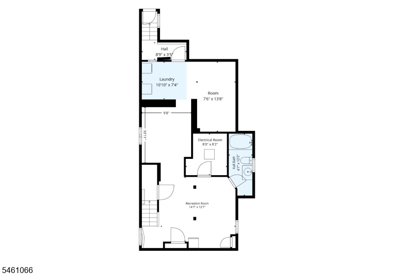 Basement floor plan