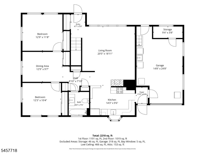 Main Level Floor Plan