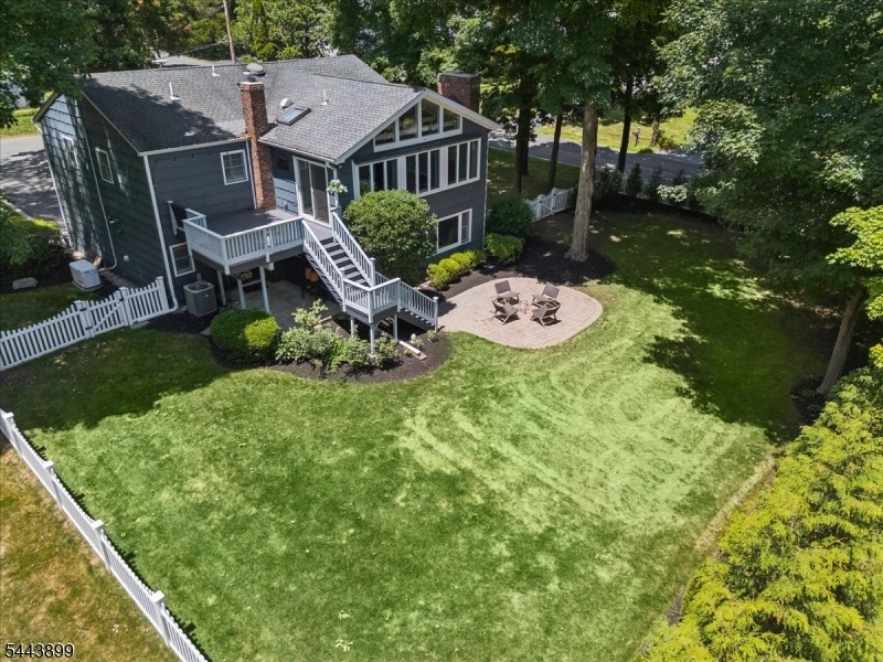 Aerial View of Backyard