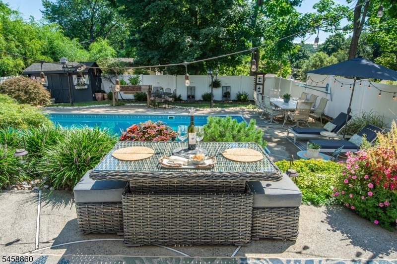 View from upper patio