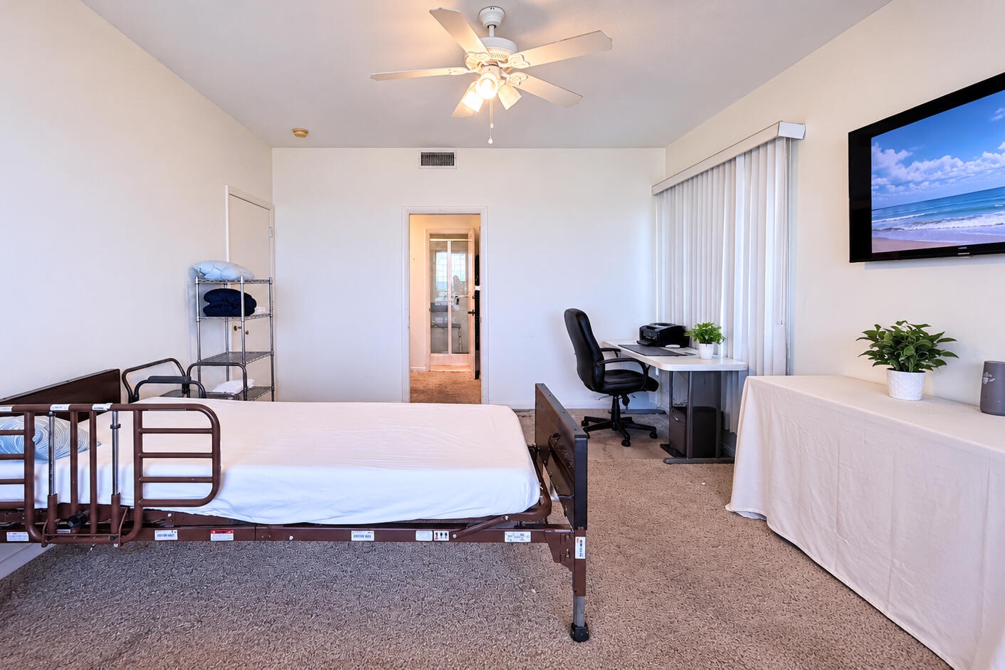 Edited Photo current room to declutter room and remove personal privacy items