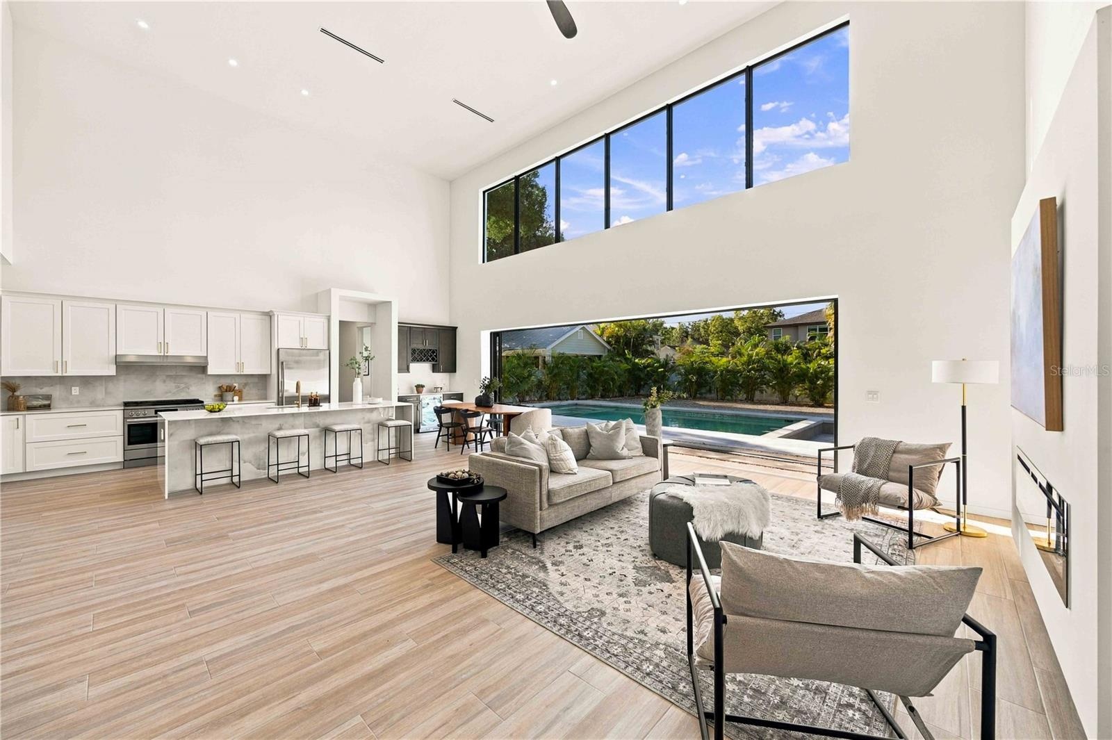 Open floor plan