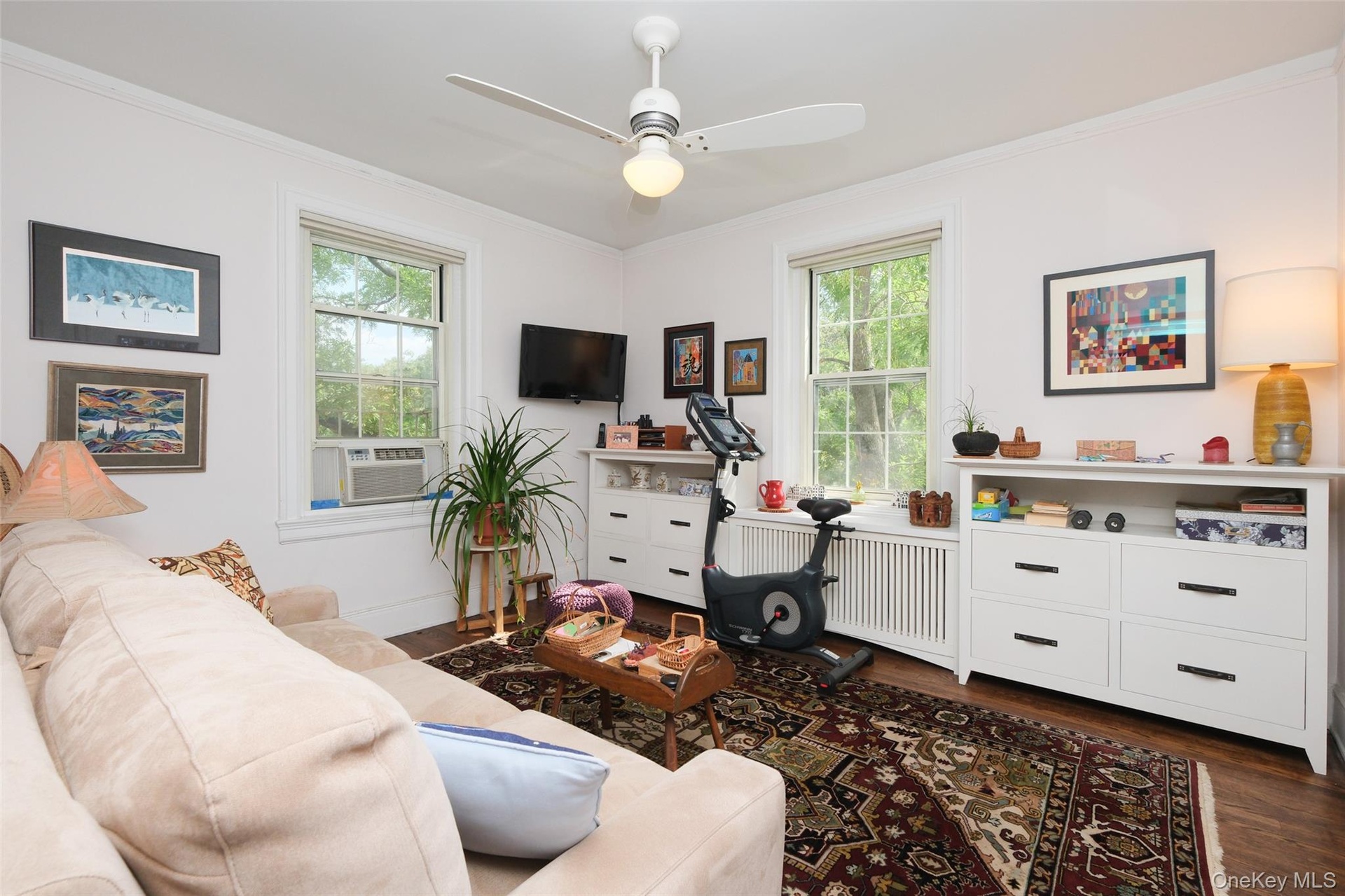Apt, 4-B  - 2nd Bedroom looking south and east, and 4-piece windowed Bath ensuite,