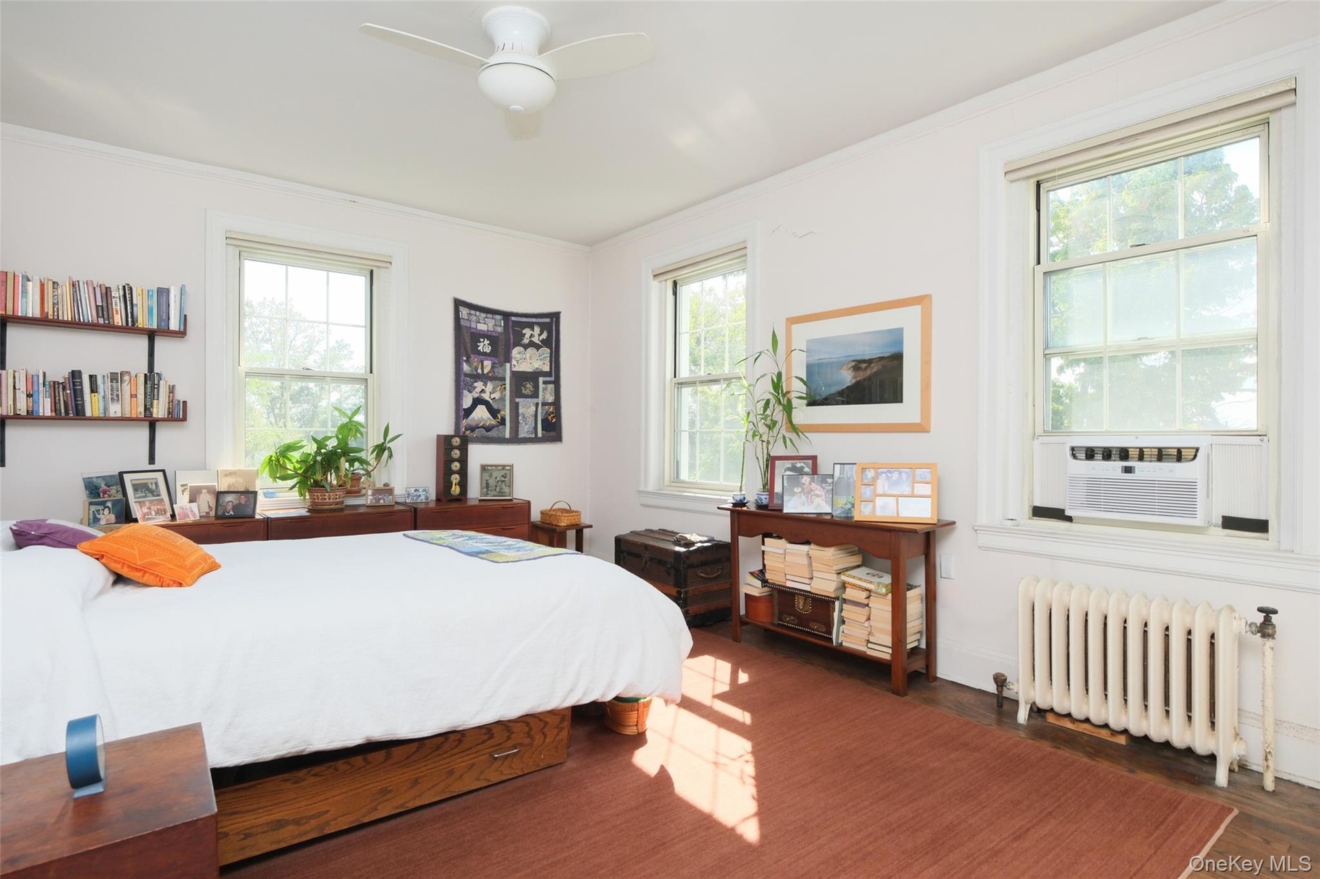 Apt. 4-B - Primary Bedroom with south and west exposures.