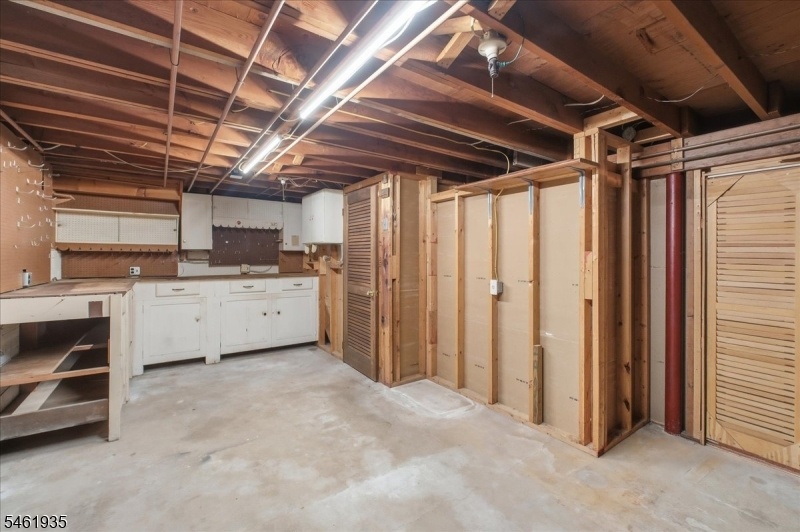 basement workshop and storage