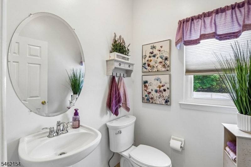 Half Bath on First Floor