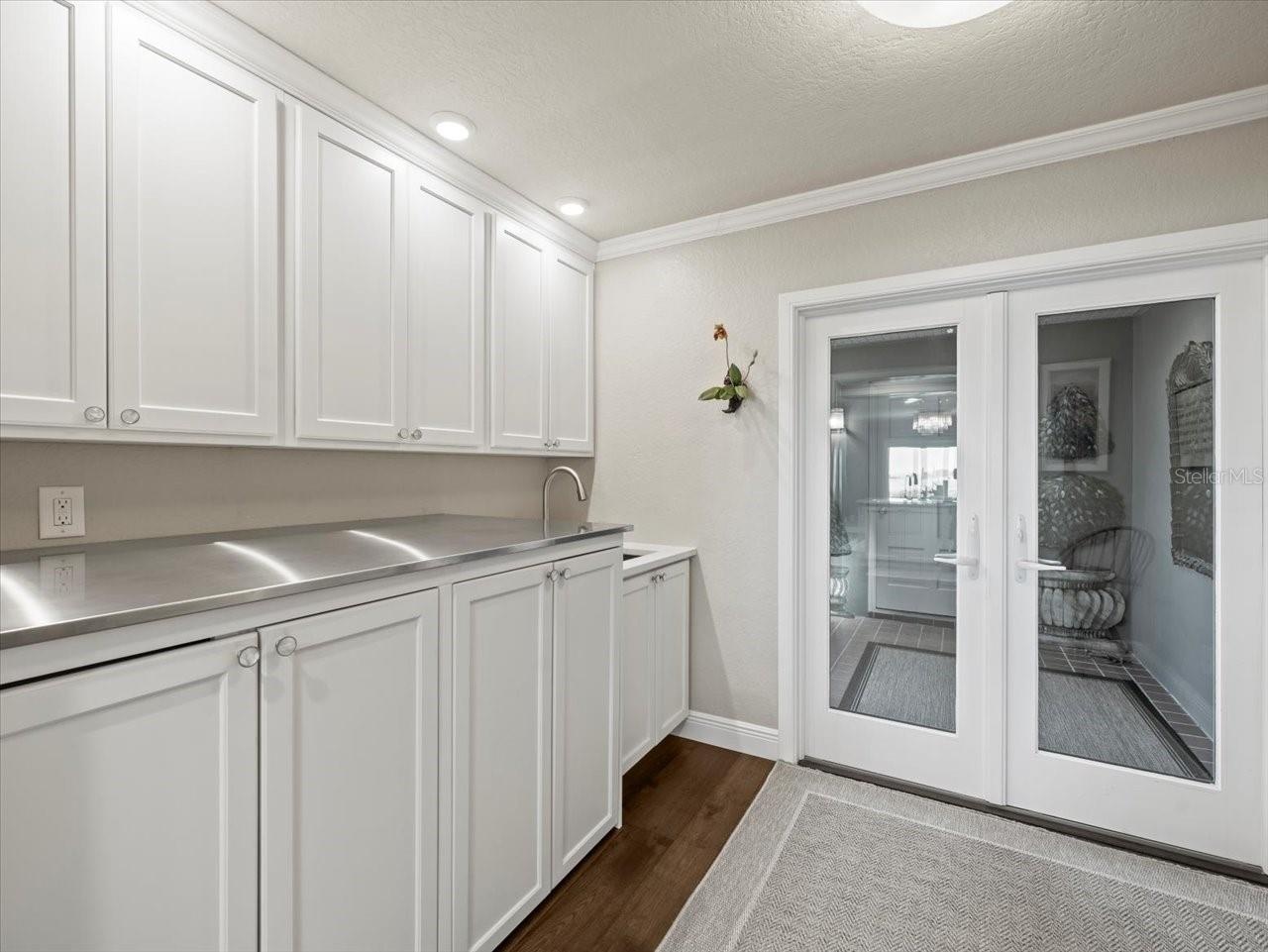 Another double door access to Courtyard and garage