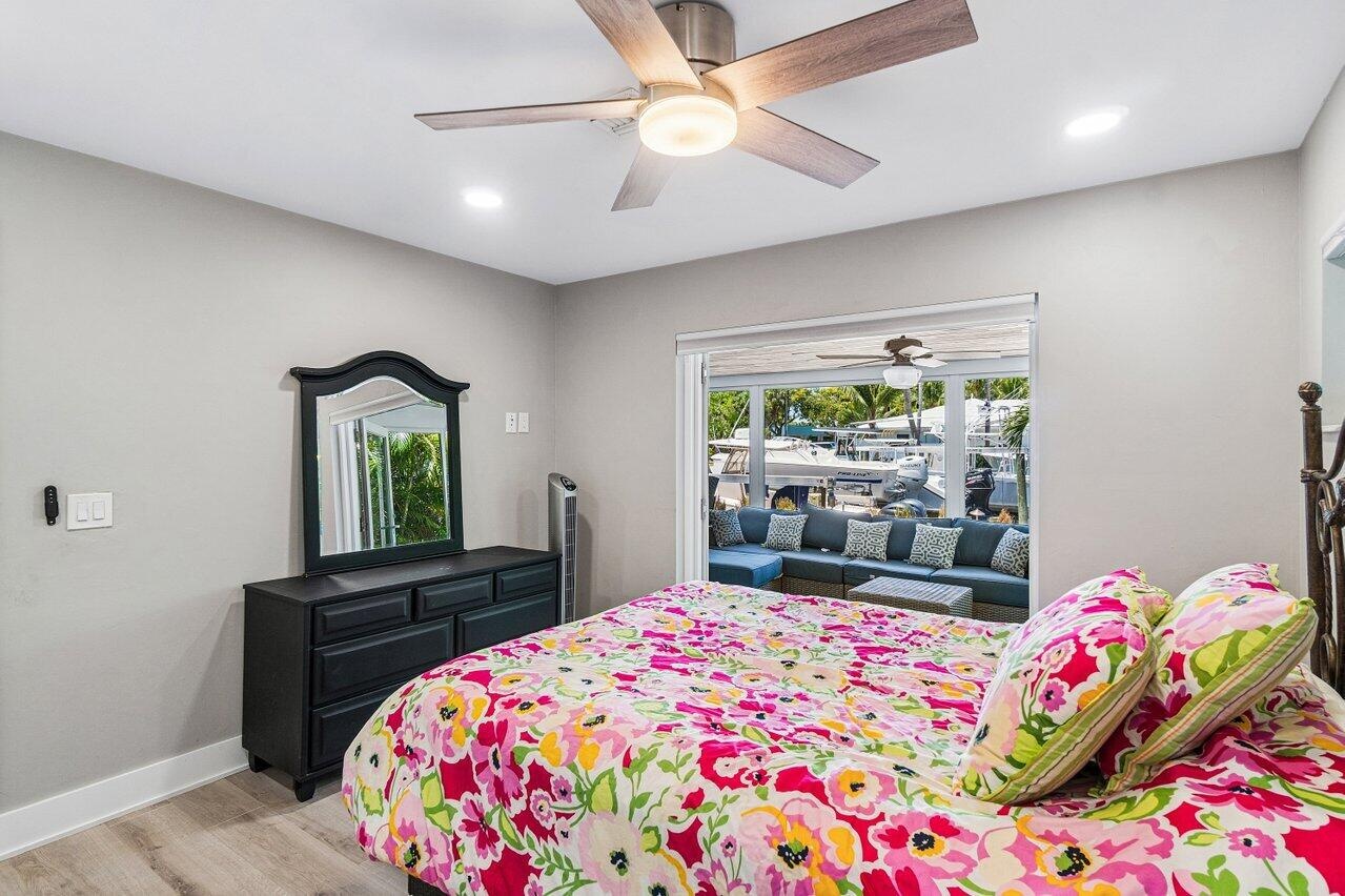 Guest Bedroom with pool patio and pool access