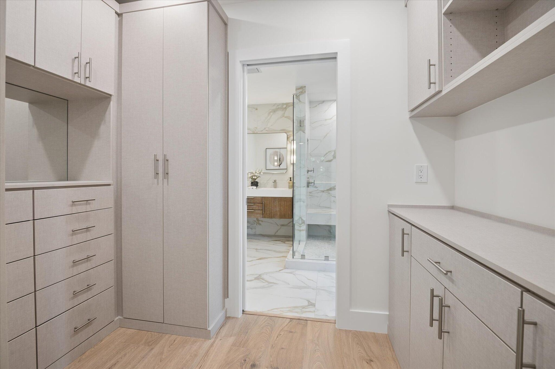 Primary Walk-In Custom Closet