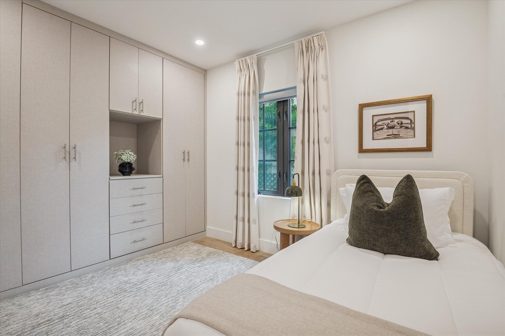 Guest Bedroom #2 with Custom Built in Closet