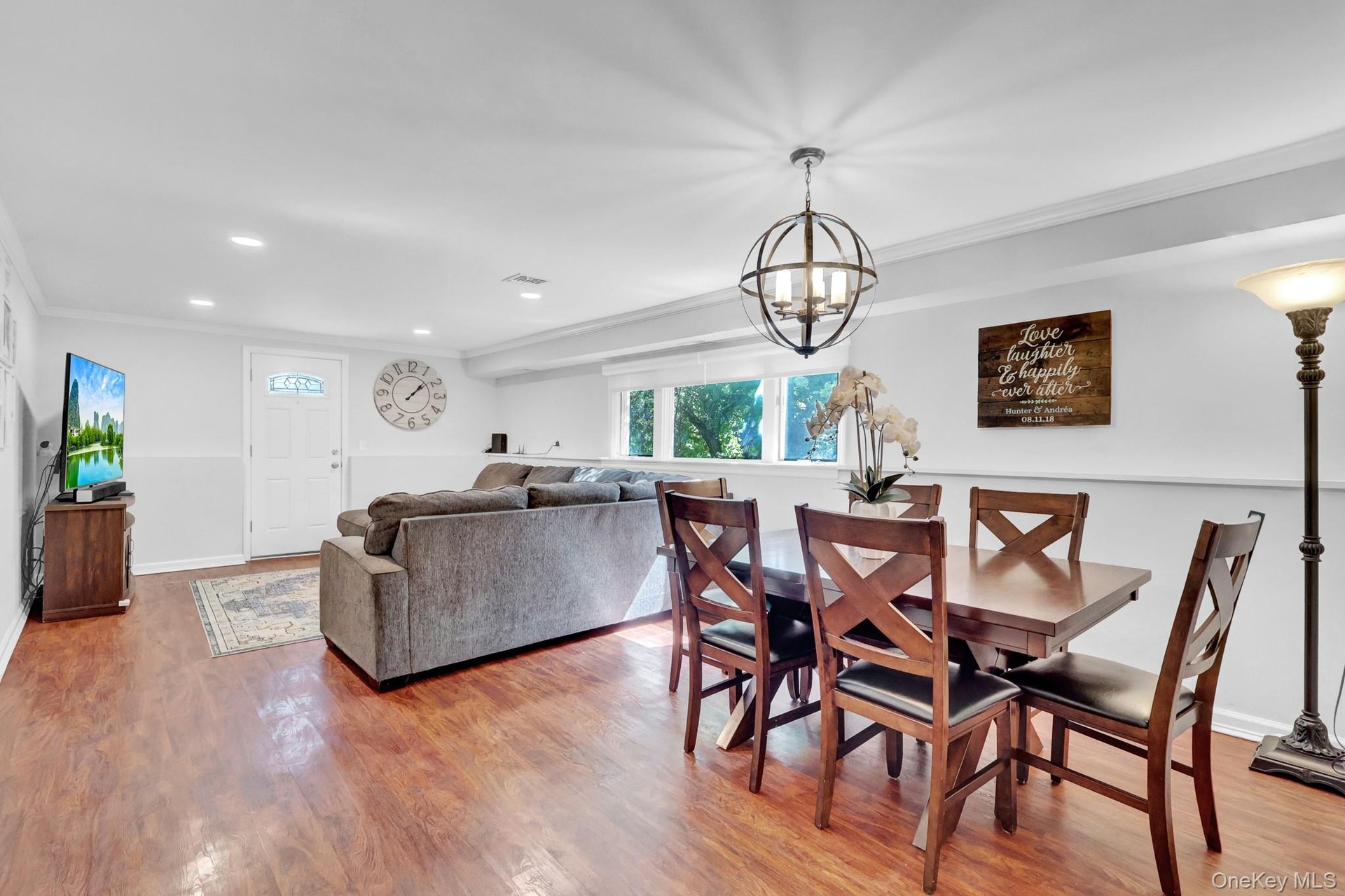 Spacious. The den has a separate outside entrance leading to the rear yard. It also has direct access to the finished basement. The laundry room and a