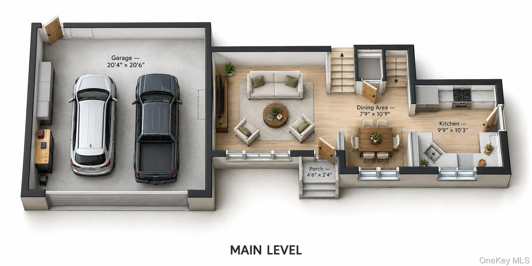 Main Level: Illustration level only.