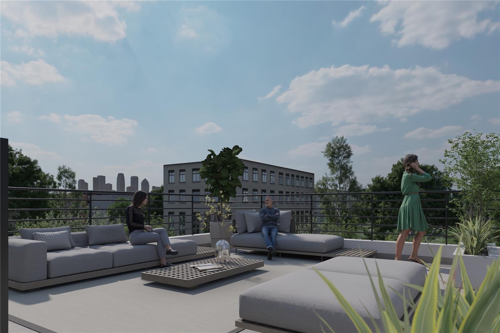 Expansive Outdoor Entertaining Space “Artist Rendering — Proposed Construction.” “Virtually Staged.”