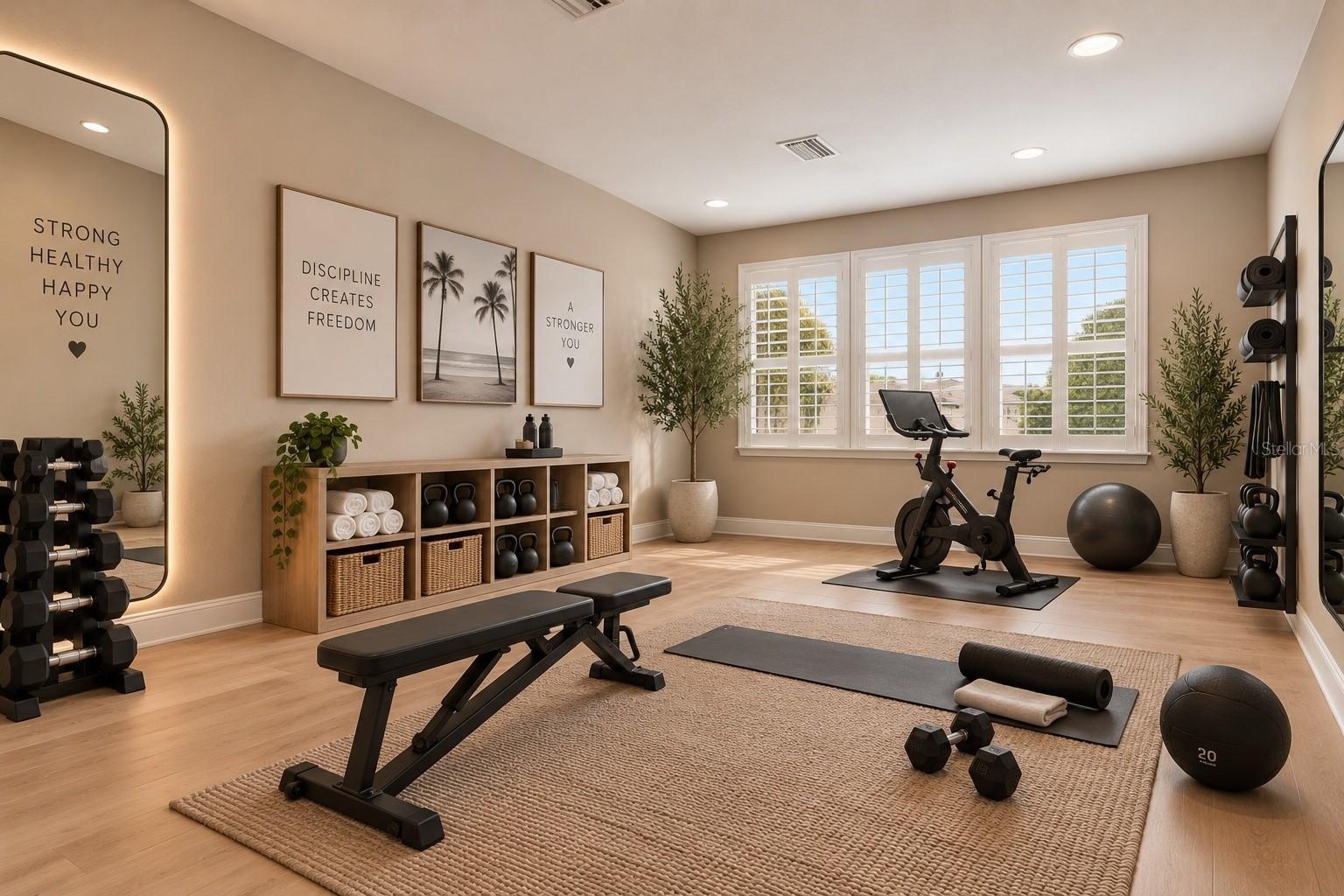 Virtually Enhanced Bonus Room - Office