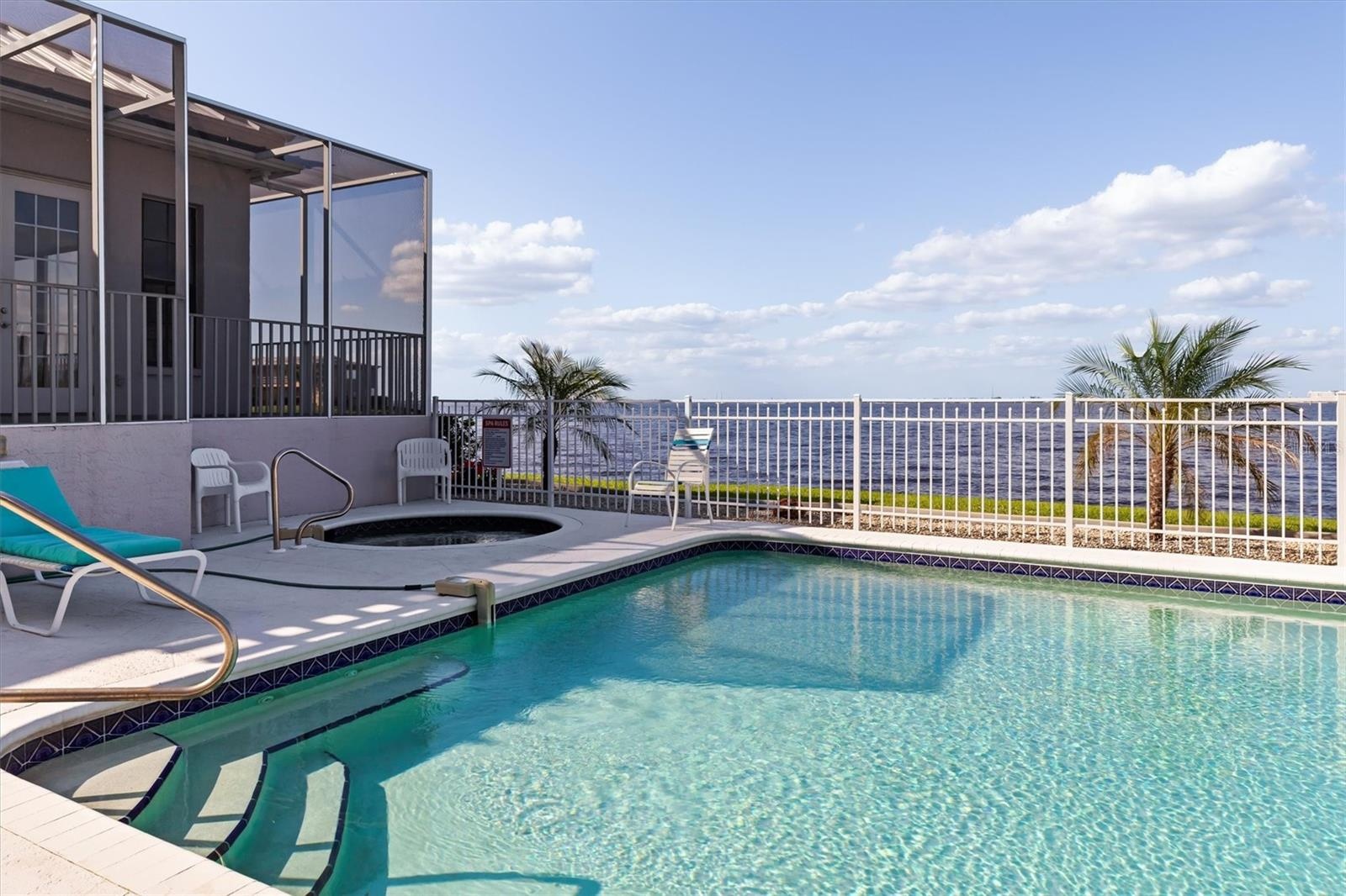 Heated pool & spa