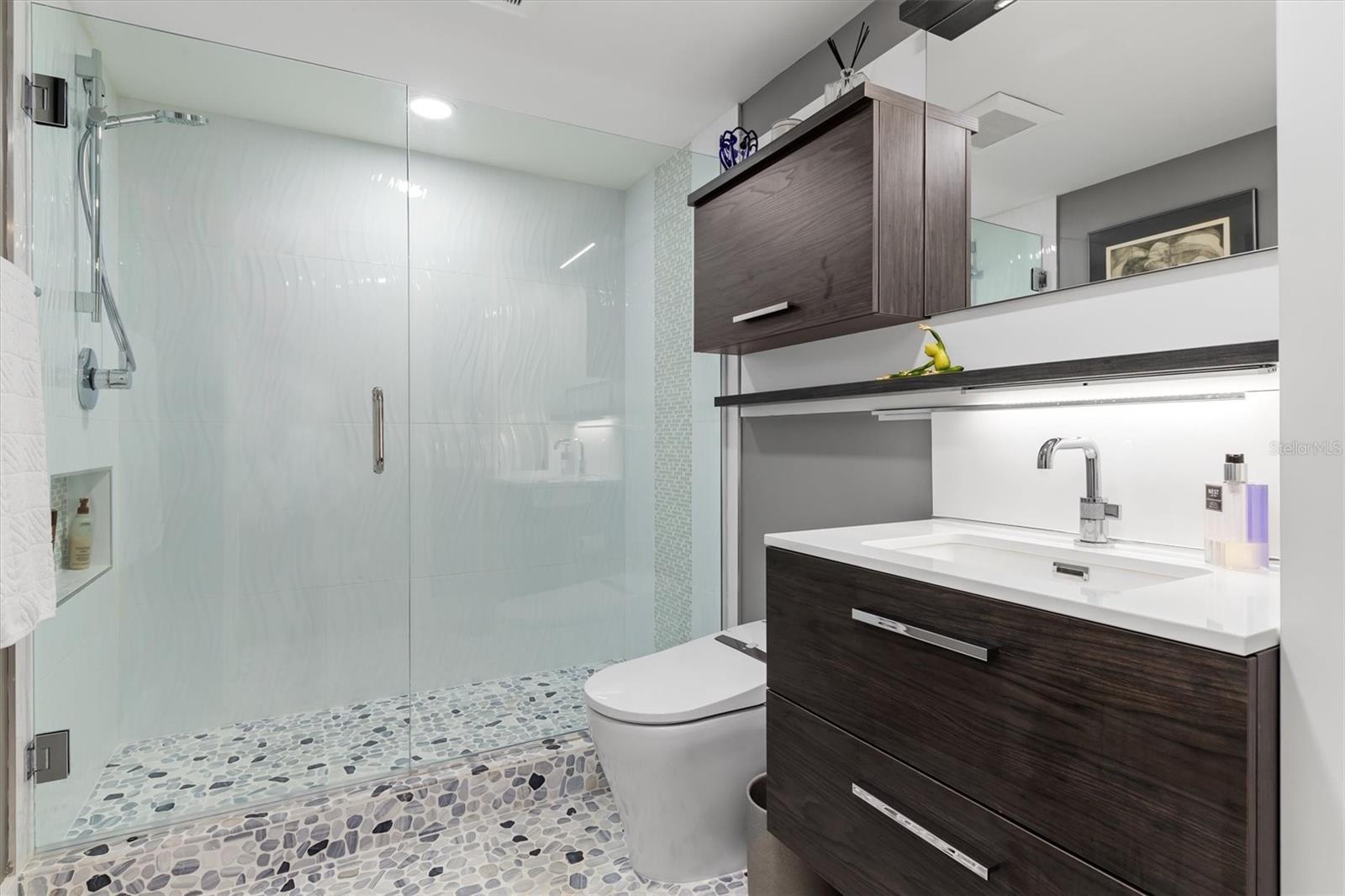 Guest bath, Toto bidet