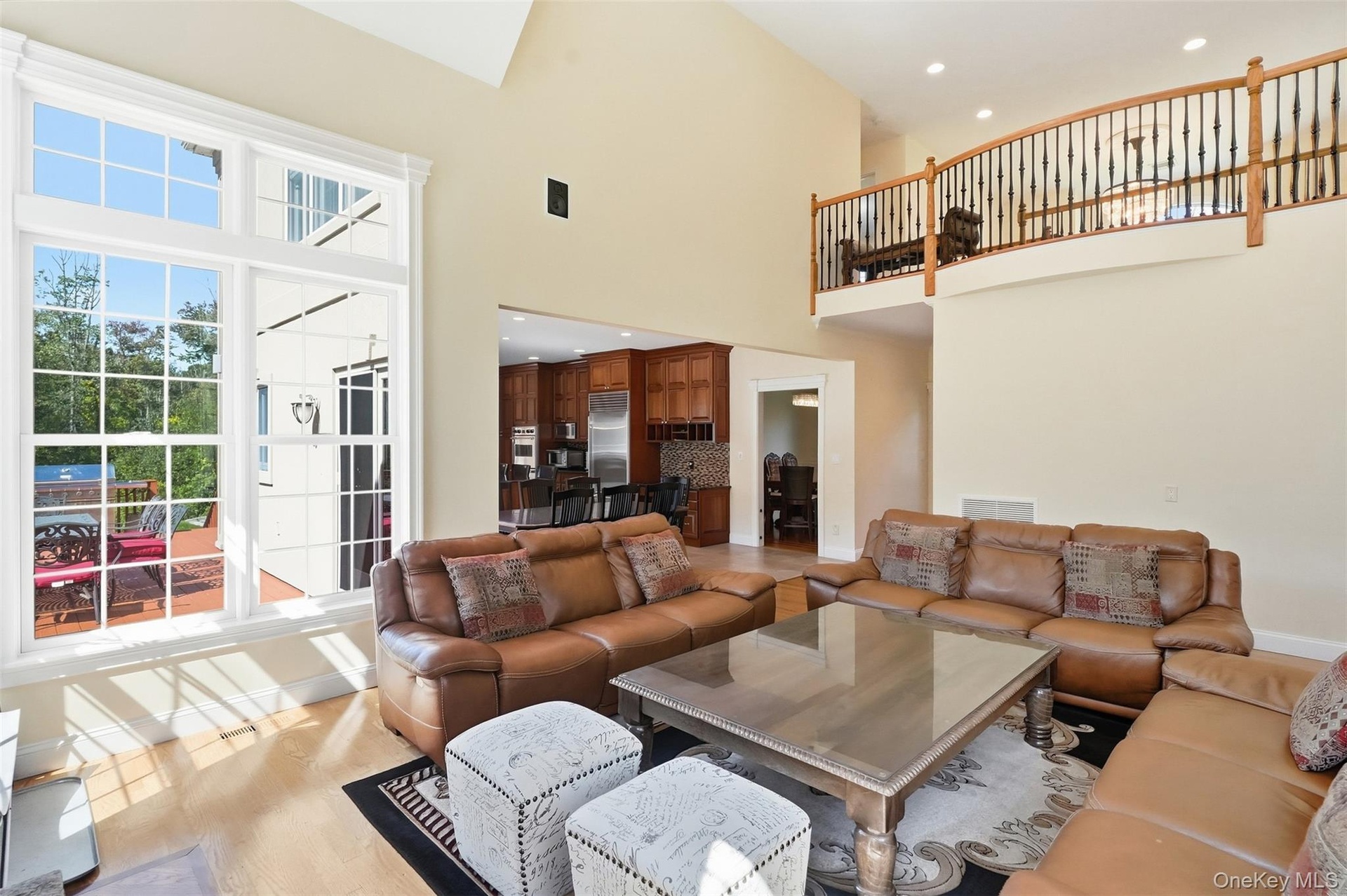 Living room with balcony