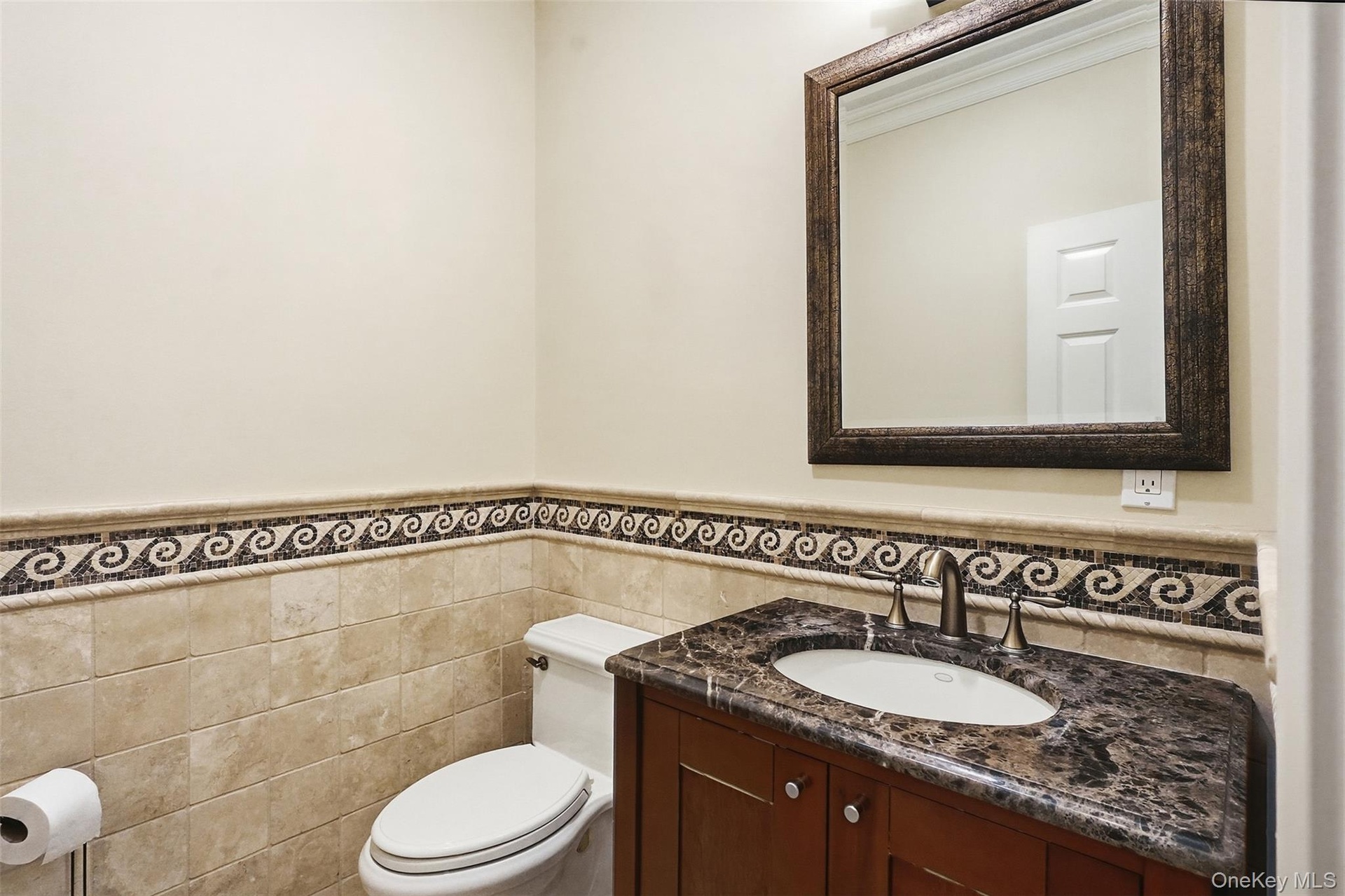 Half bathroom on the main level