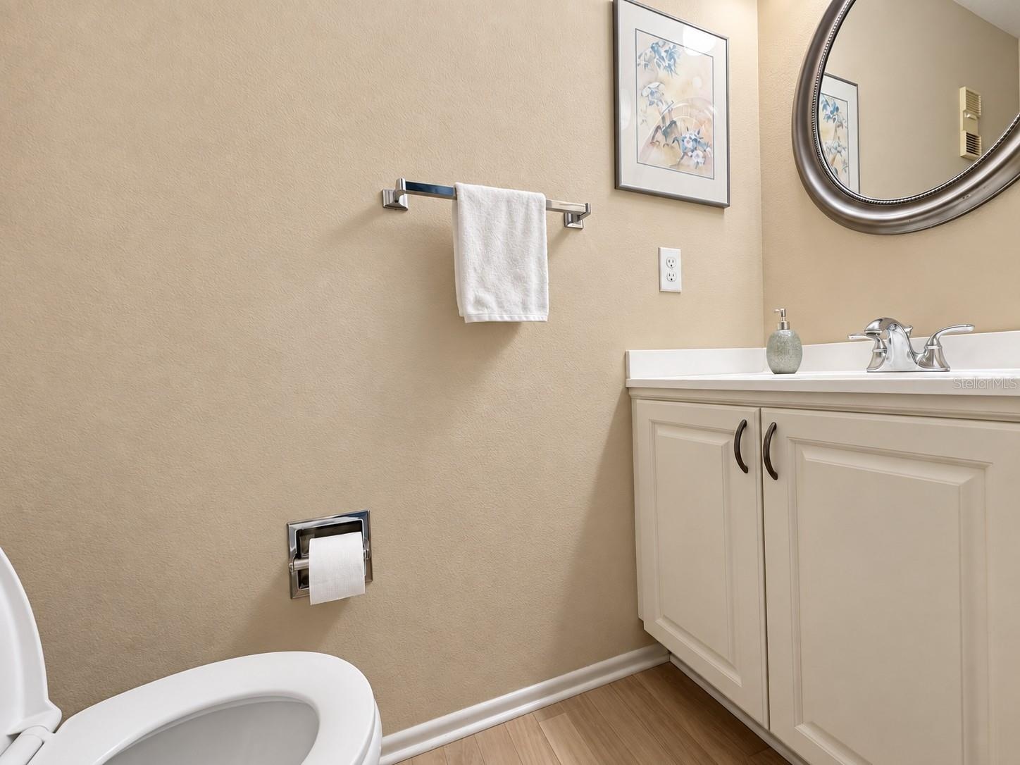 powder room on the main level