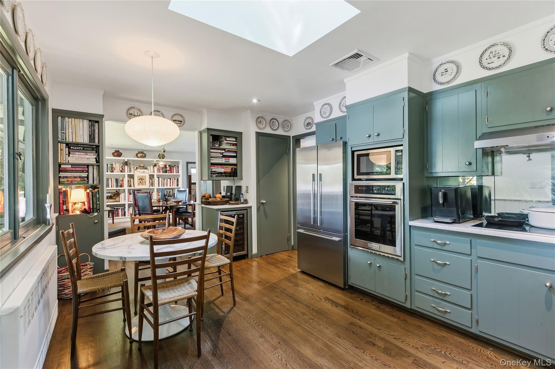 Kitchen into Dining Room View