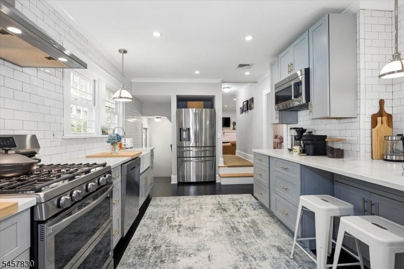 Pale grey cabinetry