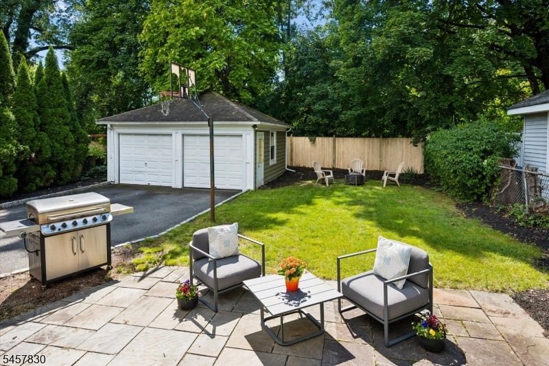 Slate patio off family room