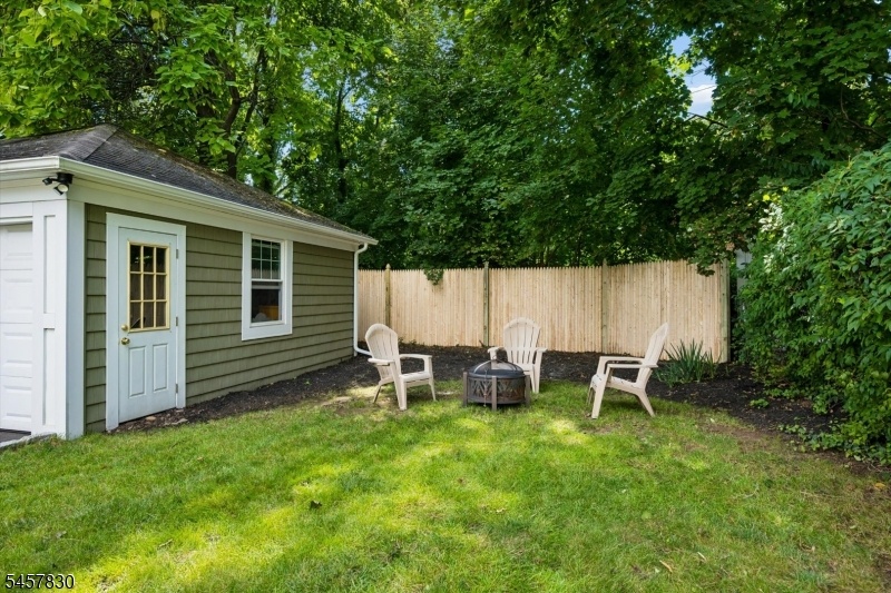 Private backyard