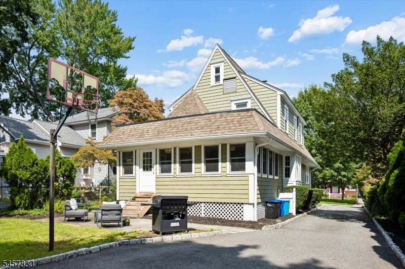Rear view of home
