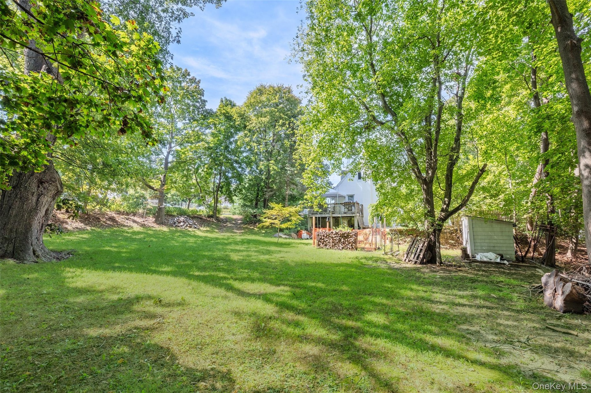 Large private lot