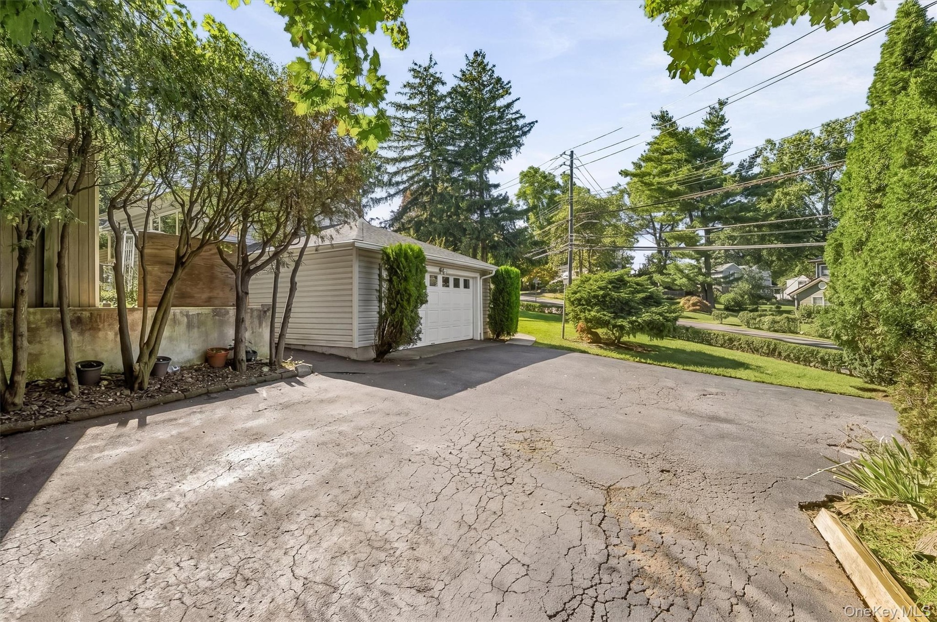 A spacious driveway with room for six