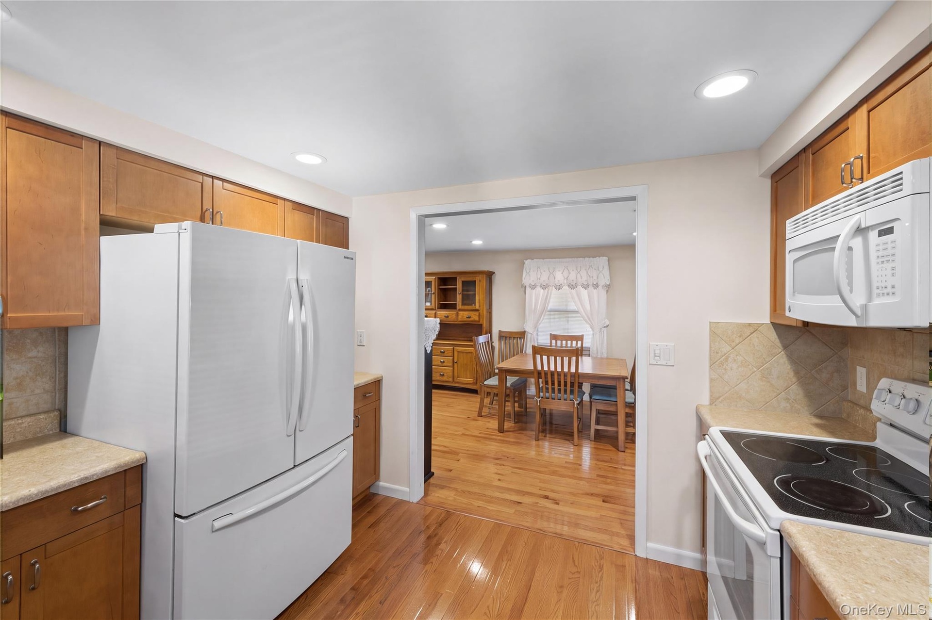 Wide gally kitchen