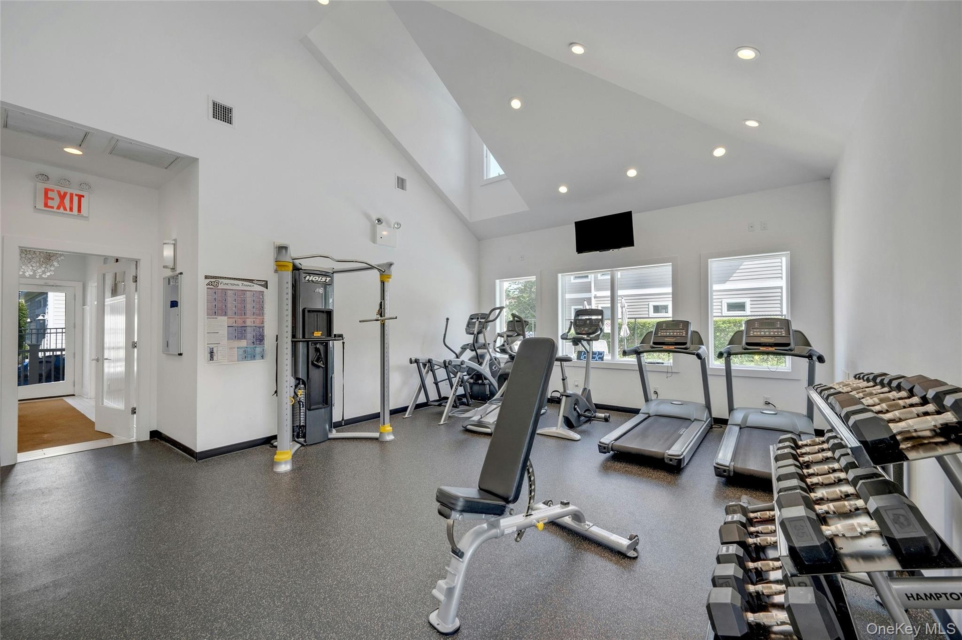 Gym located in the clubhouse