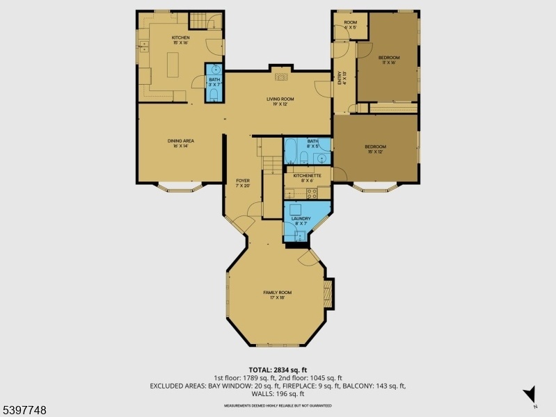 First level floor plan
