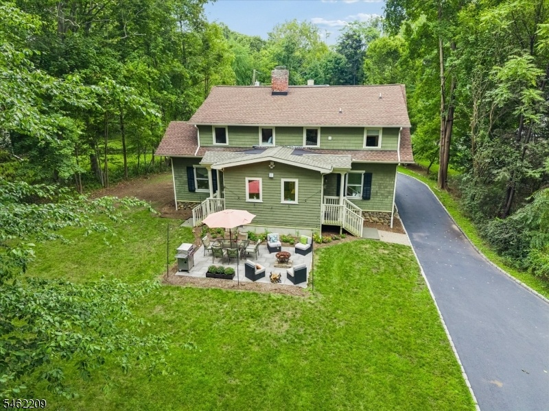 Aerial view of rear