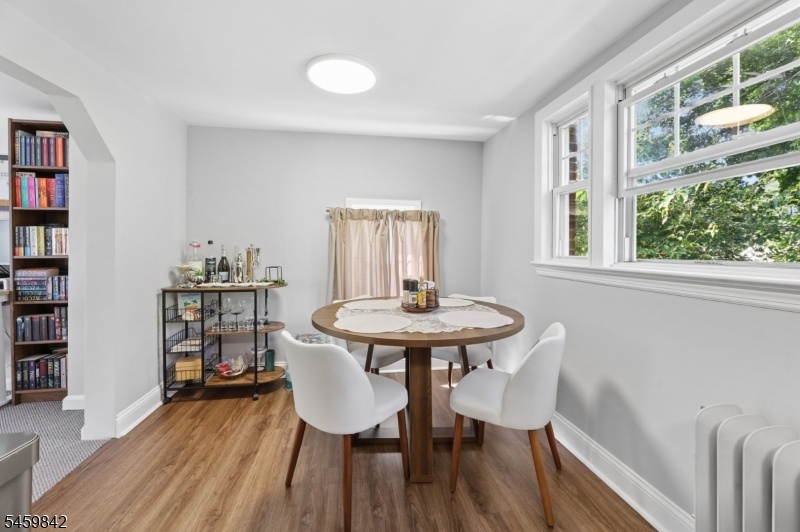 Spacious dining area