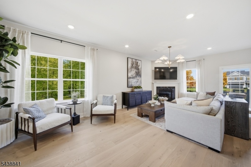 Living Area with Fireplace