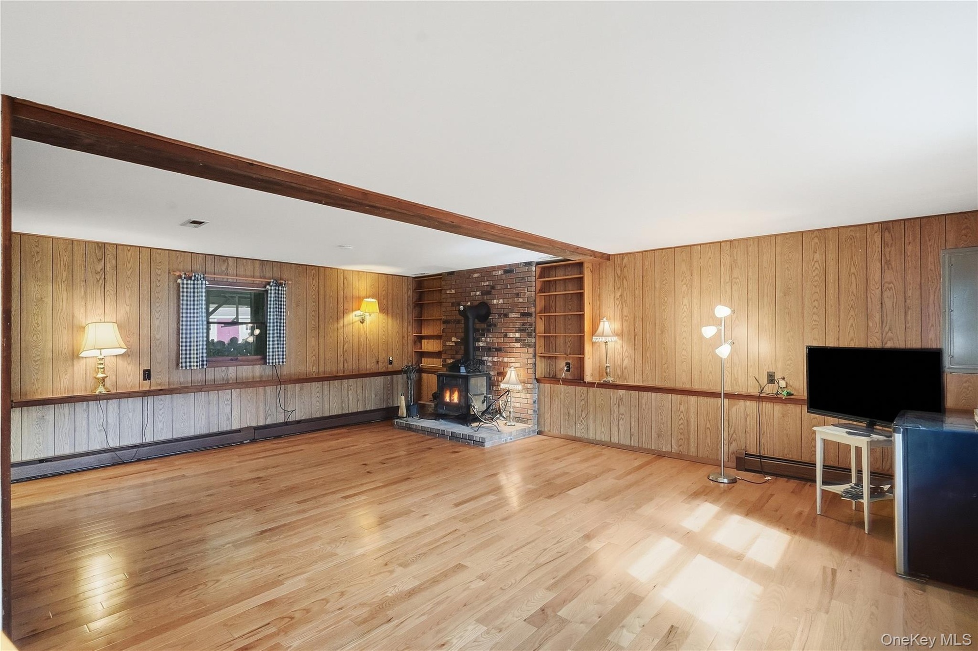 Family room on lower level