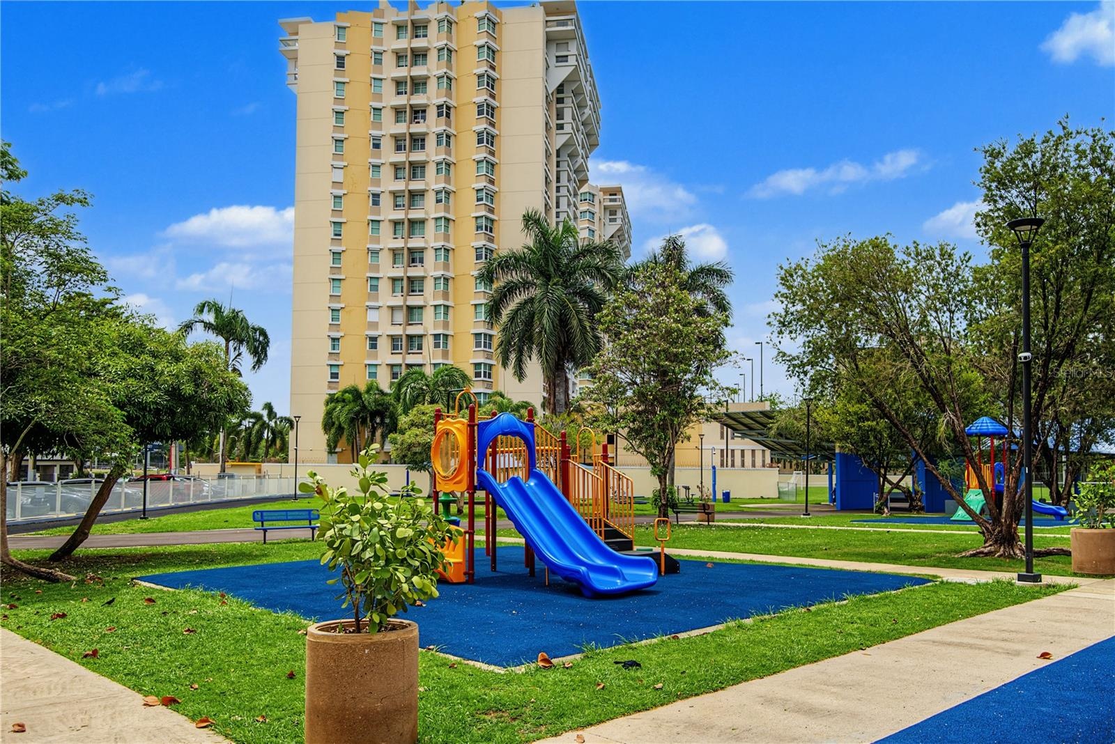 Adjacent Community Park just remodeled