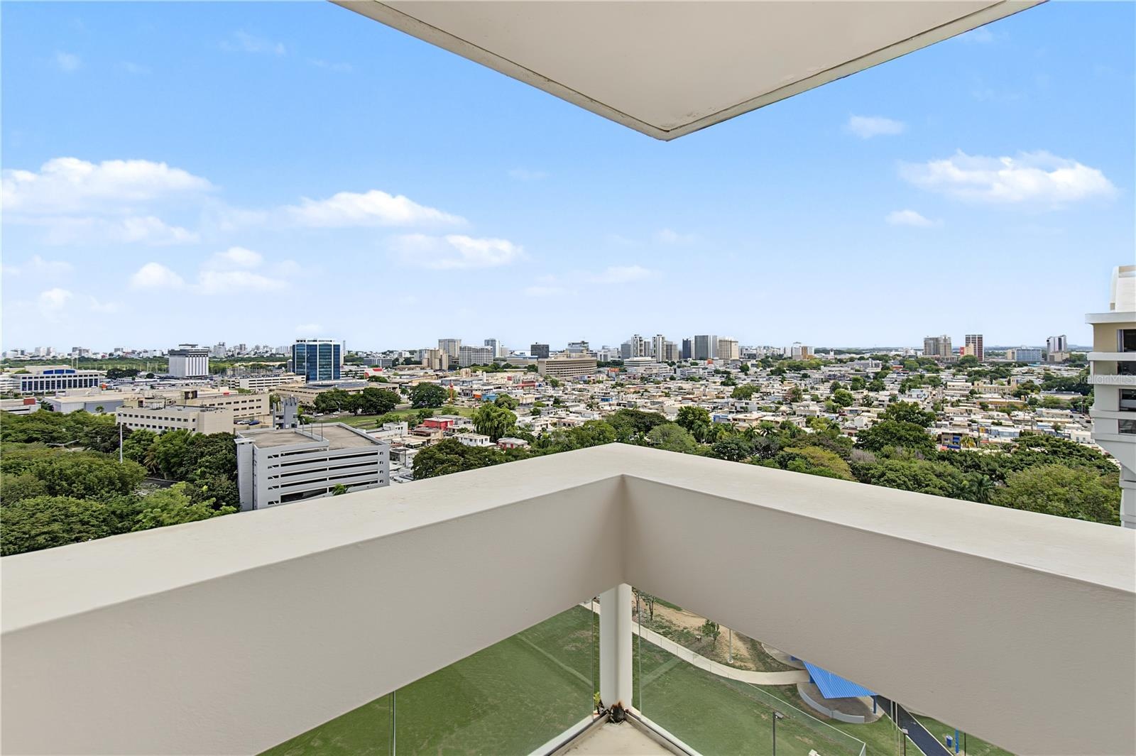 Overlooking the city