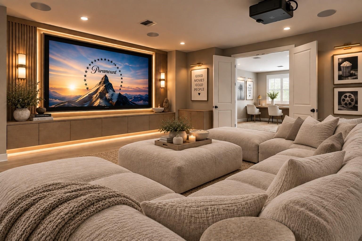 Virtually Enhanced Movie Theater