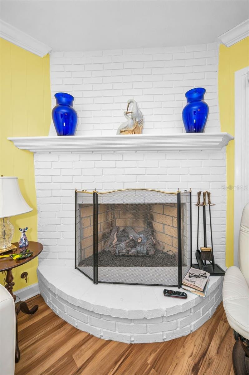 Beautiful fireplace