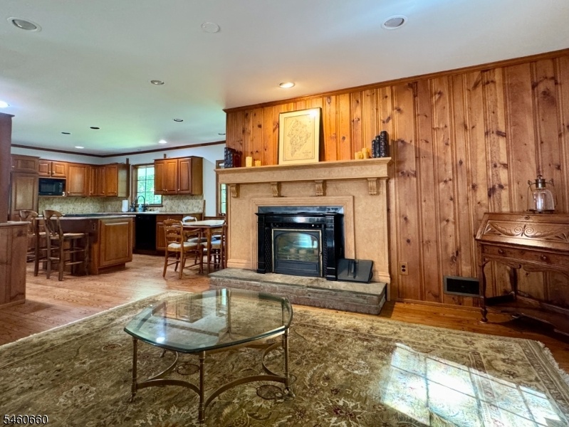Family room into Kitchen