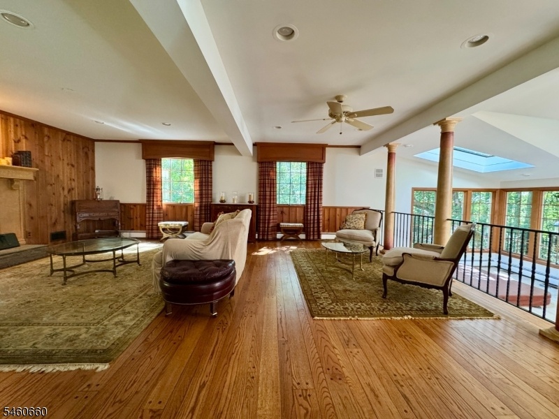Family room into sunroom
