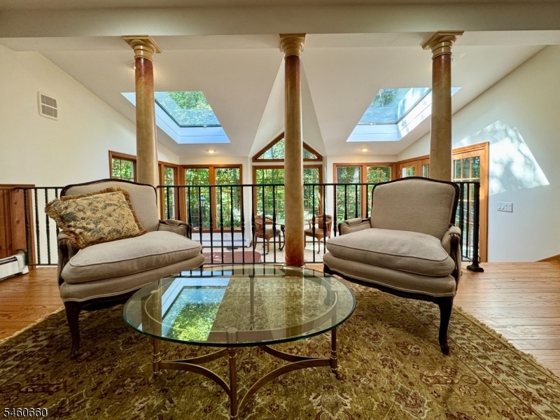 Family room into Sunroom