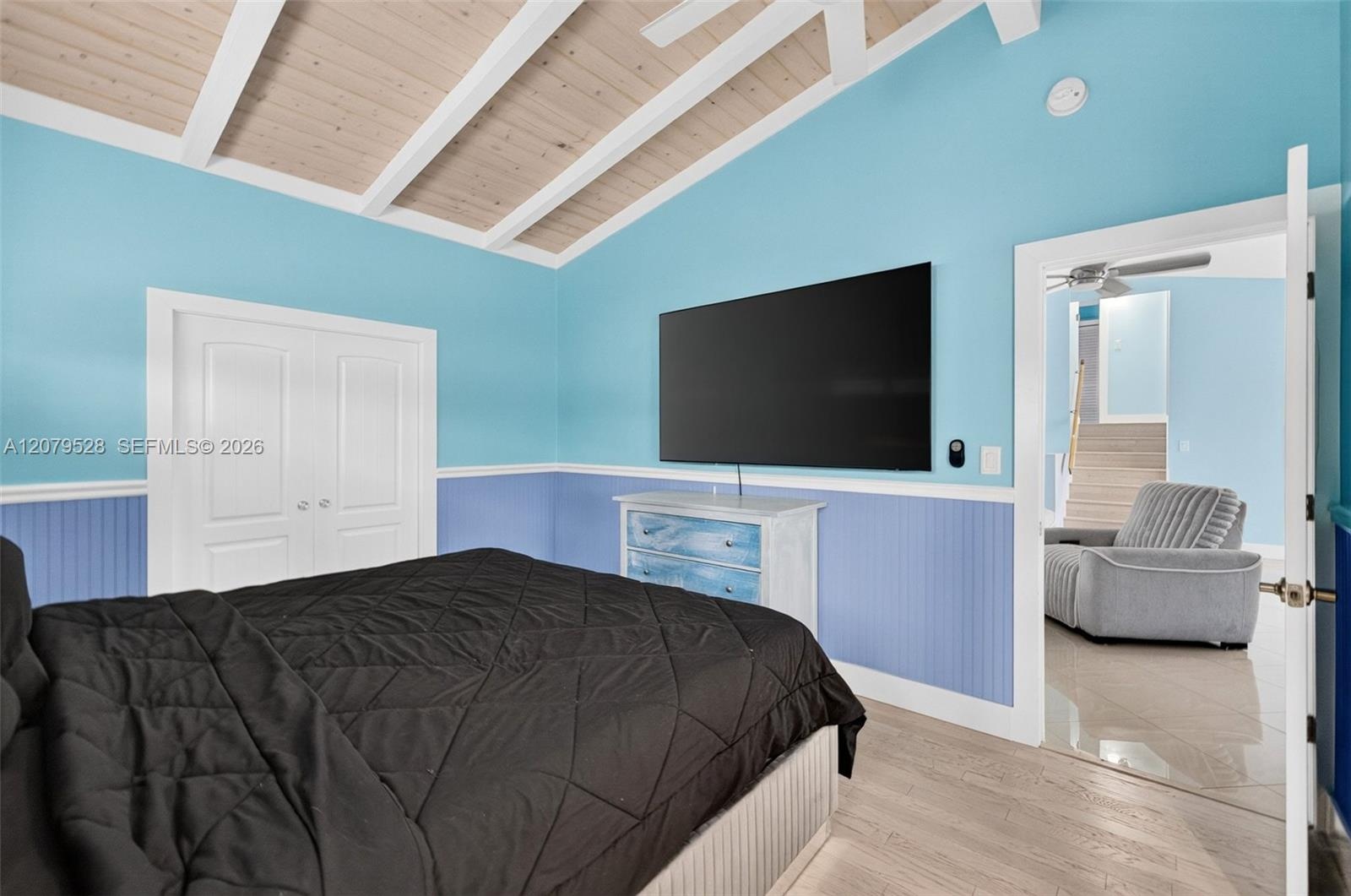 Laundry rm which leads to the downstairs bedroom
