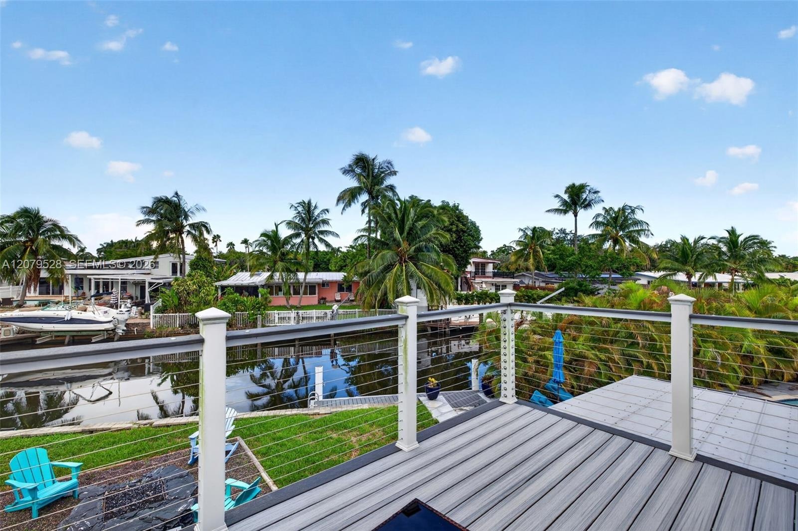 Beautiful decking. Upper Floor balcony - great views