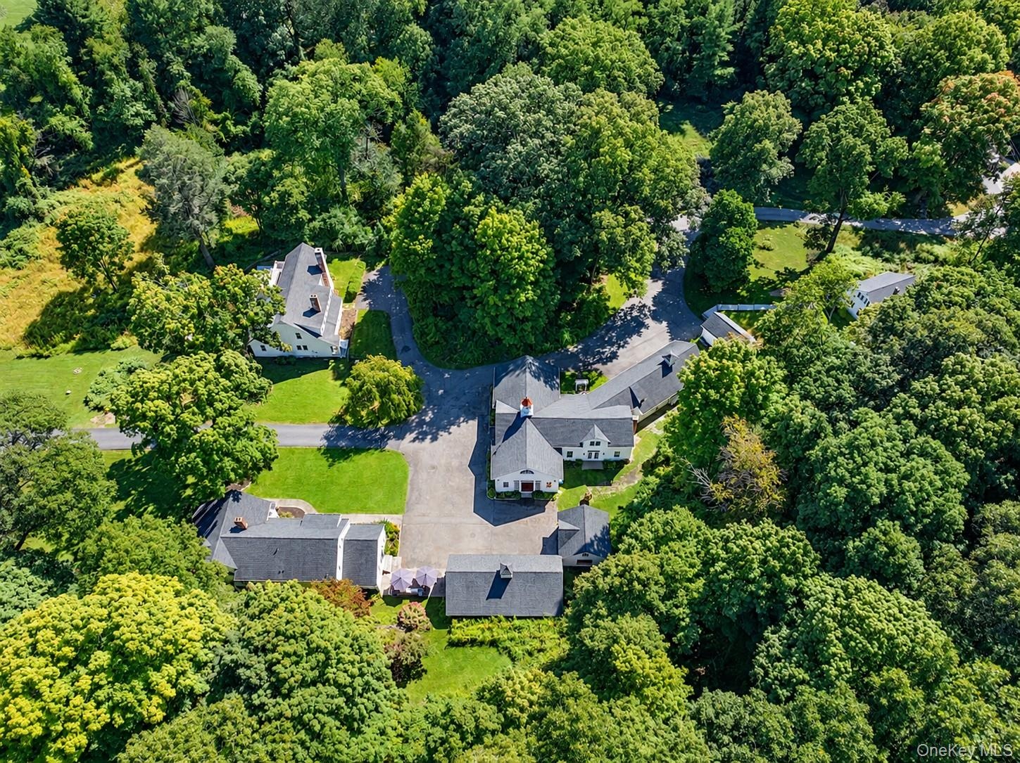 Aerial view of property