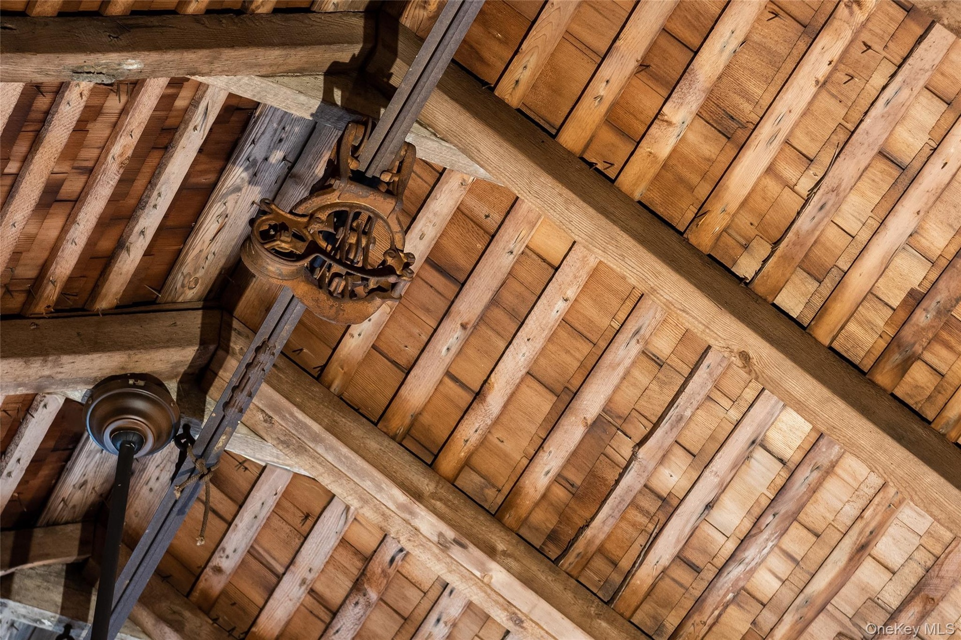 Cedar shake roofing detail