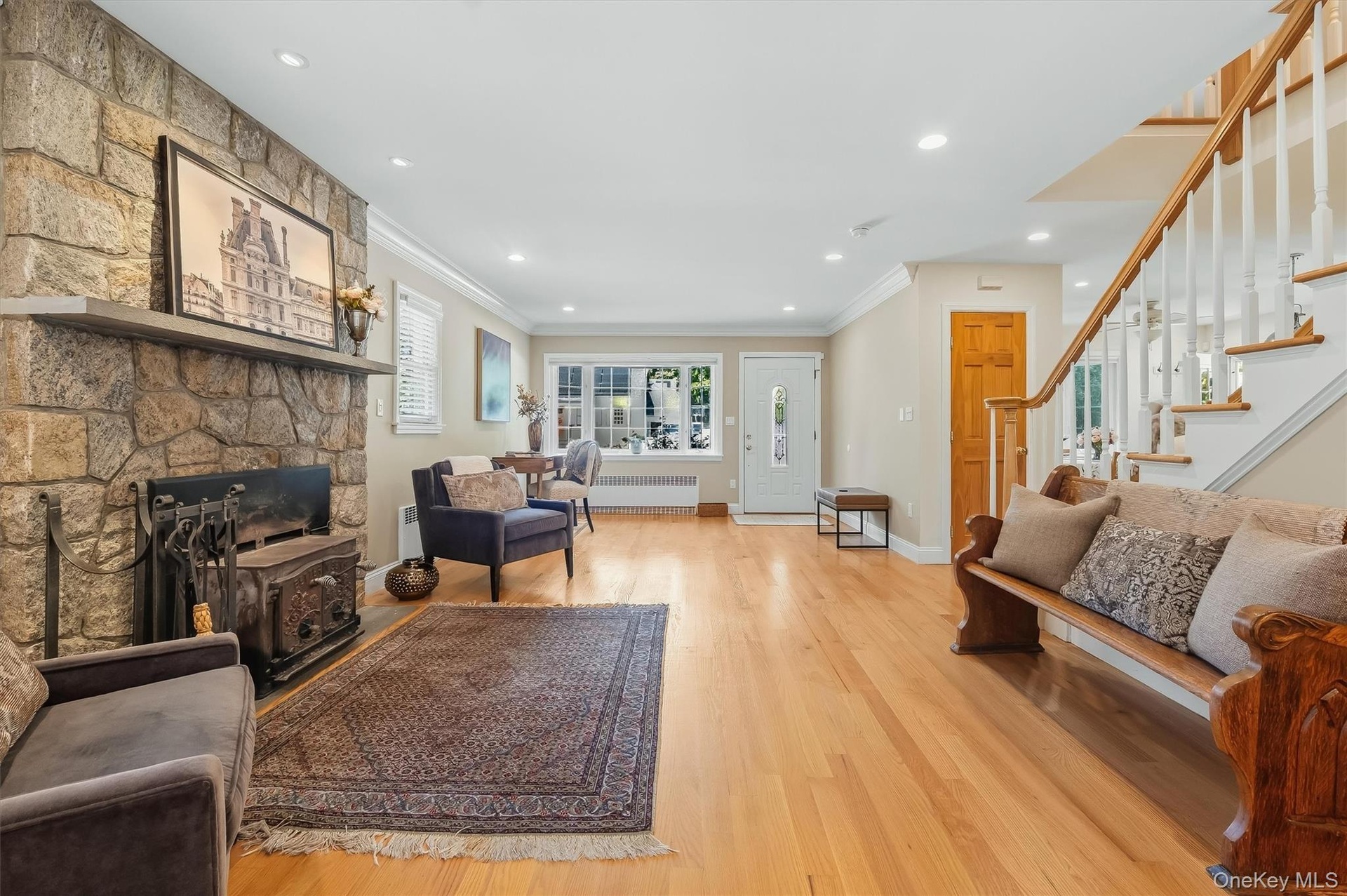 A living room designed for both conversation and unwinding.